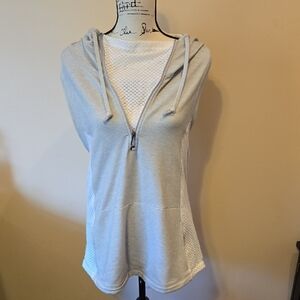 Calia Women's Gray Hooded Top